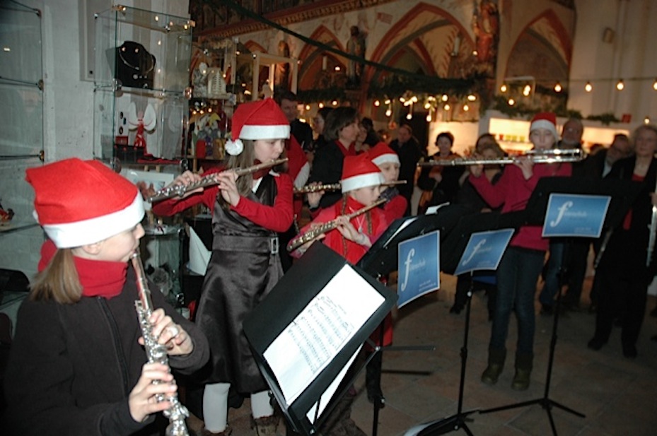 Flötenmusik auf Lübecks Adventsmärkten 2016
